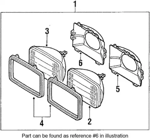 Фара NISSAN 26016-11W01