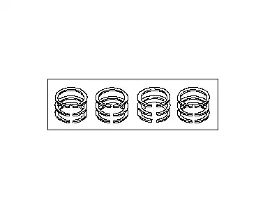RING SET PISTON 12035-3TA0A NISSAN