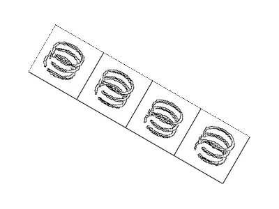 RING SET PISTON@ 12038-16A00 NISSAN
