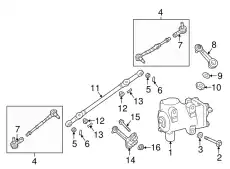 ROD ASSY-RELAY 48560-EZ00C NISSAN