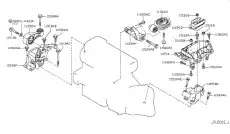 ROD ASSY-TORQUE 11360-1KC0A NISSAN