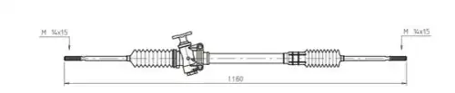Рулевая рейка GENERAL RICAMBI VO4003