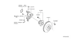 ROTOR BRAKE 43206-9N00B NISSAN
