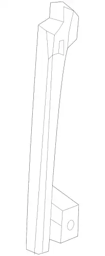 SASH-REAR DOOR LOWER,REAR RH 82216-EZ00A NISSAN
