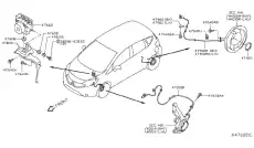 SENSOR-ROTOR,AN 47950-1HA0A NISSAN