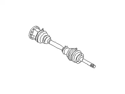 SHAFT ASSY-FRONT DRIVE,RH 39100-4BB0B NISSAN