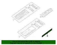 SILL INNER LH G6451-ZN5MA NISSAN