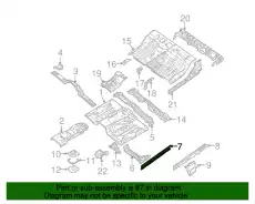 SILL-INNER,RH 76450-EA030 NISSAN