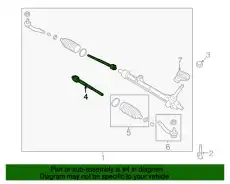 SOCKET KIT-TIE ROD, INNER 48521-4AF1A NISSAN