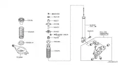 SPRING-REAR SUS 55020-AM820 NISSAN
