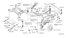 STABILIZER-REAR 56230-JA00A NISSAN