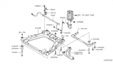 STAY ASSY-FRONT 544C43NA0B NISSAN