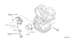 Фильтр масляный NISSAN 15050-3TA0A