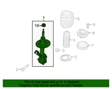 STRUT KIT FR LH E4303-3YW1A NISSAN