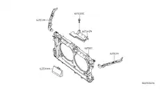 SUPPORT ASSY-RA 62500-JA000 NISSAN