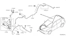 TANK ASSY-WINDSHIELD WASHER 289105HK0A NISSAN