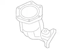 THREE WAY CATALYST 208A39PG0A NISSAN