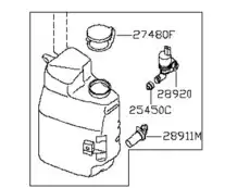TANK ASSY-WINDS 28910-9FD0A NISSAN