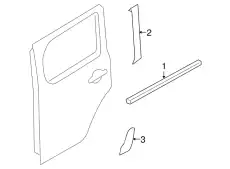 TAPE-REAR DOOR 82819-1FA0A NISSAN
