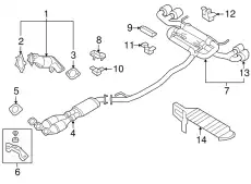 THREE WAY CATAL B08B3-JF20A NISSAN