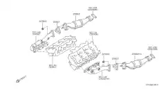 THREE WAY CATAL 208B2-CD425 NISSAN