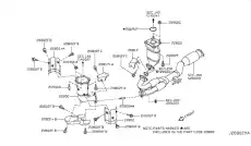 THREE WAY CATAL 208A1-CA100 NISSAN
