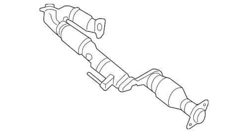 TUBE-EXHAUST FRONT 200A09KA0A NISSAN