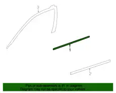 WEATHERSTRIP-FR 80821-ZD90A NISSAN
