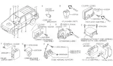 WIRE-STEERING B5554-5L325 NISSAN