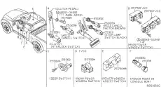 ВЫКЛЮЧАТЕЛЬ СТЕКЛОПО 25401-EA003 NISSAN