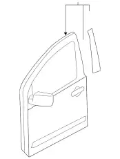 ДВЕРЬ ПЕРЕД ПР H0100-ZQ3MA NISSAN