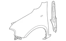 Крыло NISSAN FCA01-1FAMA
