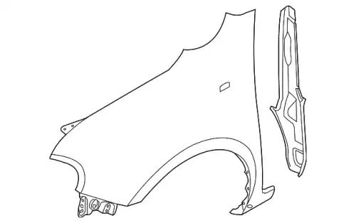 Крыло NISSAN FCA01-1FAMA