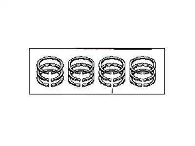 RING SET, PISTON 12033-3RC0B NISSAN