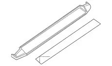 ПОДНОЖКА ПР 96110-7S000 NISSAN