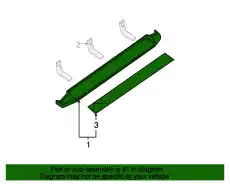 ПОДНОЖКА ПР 96110-7S000 NISSAN