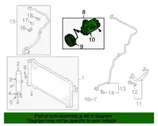 КОМПРЕССОР КОНДИЦИОНЕРА 92600-CD10B NISSAN