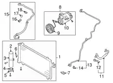 КОМПРЕССОР КОНДИЦИОНЕРА 92600-CD10B NISSAN