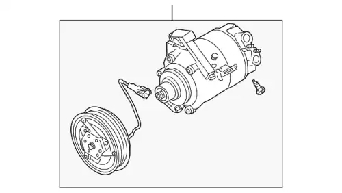 КОМПРЕССОР КОНДИЦИОНЕРА 92600-CD10B NISSAN