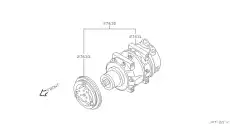 Компрессор, кондиционер 92600-0W010 NISSAN