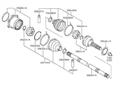 DRIVE SHAFT ASSY 396001LA0A NISSAN