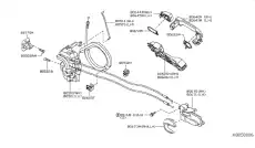 Ручка двери NISSAN 82640-EL11A