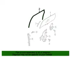 МОЛДИНГ СТЕКЛА ДВЕРИ 82330-CA010 NISSAN