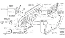 МОЛДИНГ 80820-CD711 NISSAN