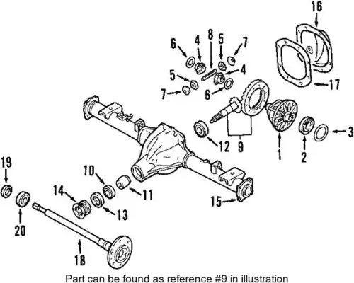 PINION ASSY 38100VW770 NISSAN