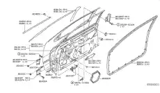 ДВЕРЬ 80101-ZB030 NISSAN