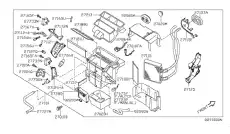 EVAPORATOR ASSY 272808J000 NISSAN