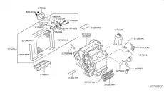 RADIATOR ASSY, HEATER 27280AM60C NISSAN