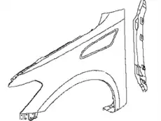 Крыло NISSAN 63101-6GW0A