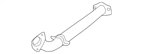 EXHAUST PIPE, MUFFLER 200205W510 NISSAN